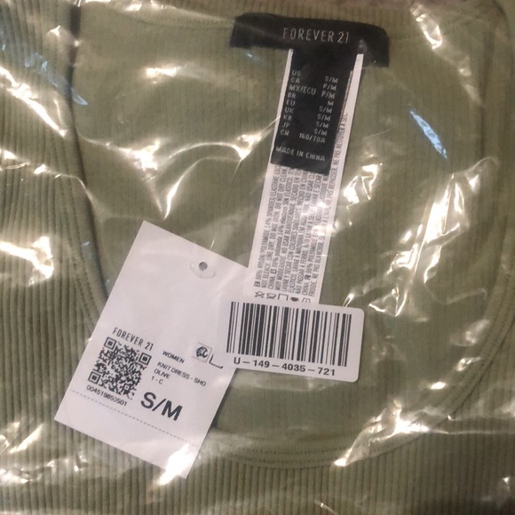 Forever 21 Ribbed Mini Bodycon Dress NWT - Picture 6 of 6